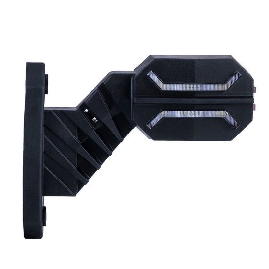 Lampa gabarit cu brat oblic 45°, 135mm, 16LED-uri, 3 functii, dreapta, Dragon, Hor134, LD3064 Horpol