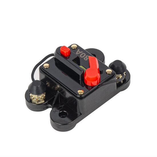 Siguranta automata rearmabila cu buton de reset 80A, 03827 Amio
