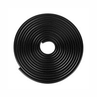 Cheder cu insertie metalica 0.8x1.0cm, rola5m, profil U, negru, CHE01black