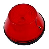 Lampa gabarit rotunda fi91, bec R10w, P21W, rosu, WE93-13 WAS
