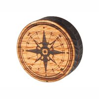 Odorizant auto lemn, busola, Lucky, The Woodys, 13290 Carblix