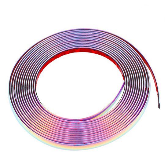 Rola ornament bandou, 9mm x 8m, curcubeu, 63757 Carmotion 