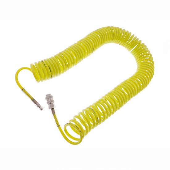 Furtun spiralat pentru aer comprimat 15m, 5x8mm, 20bar, poliuretan, 63822 Carmotion