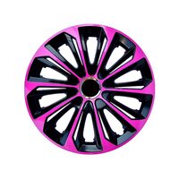 Set 4 capace roti 16inch, roz cu negru, KC63175 Carmotion 