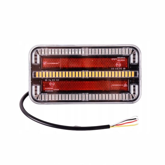Lampa spate 155x80, 3 functii, LED, cu semnalizare dinamica 12-24V, stanga-dreapta, TT.12028 DI P/L