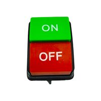 Intrerupator ON/OFF dreptunghiular, LED, rosu cu verde, TL-31