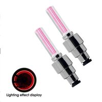 Ornament capacele valva cu LED rosu, auto, moto, velo, set 2 bucati, QMZ-03-red