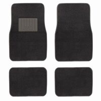 Set 4 covorase universale mocheta, 67x44, negre, PLUSH02 Car+