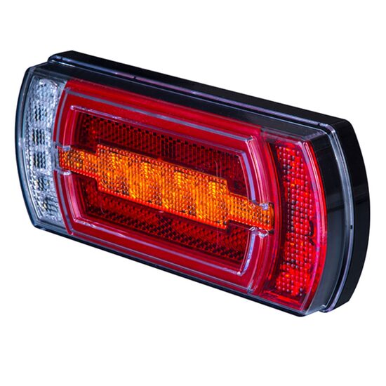 Lampa stop 162x70, 4 functii, LED neon, cu mers inapoi, stanga sau dreapta, LZD2841 Horpol