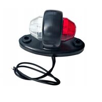 Lampa gabarit cu brat 52mm, 2 LED-uri, alb cu rosu, Hor51, LD465 Horpol