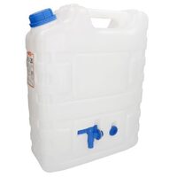 Canistra apa 20L cu robinet si dop, atestat pentru apa, din plastic, POJ003 HICO