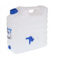 Canistra apa potabila 15L, atestata alimentar, cu robinet si dop, plastic, POJ002 HICO 