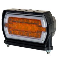 Lampa semnalizare fata, cu pozitie, LED, 120x70, cu prindere inferioara, cu 2 suruburi, CLEO front, LZD2789 B Horpol