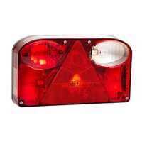 Lampa spate 238x138, 6 functii, cu triunghi, ceata si mers inapoi, dreapta, mufa 6 pini, FT-089 P BAJONET 6PIN Fristom