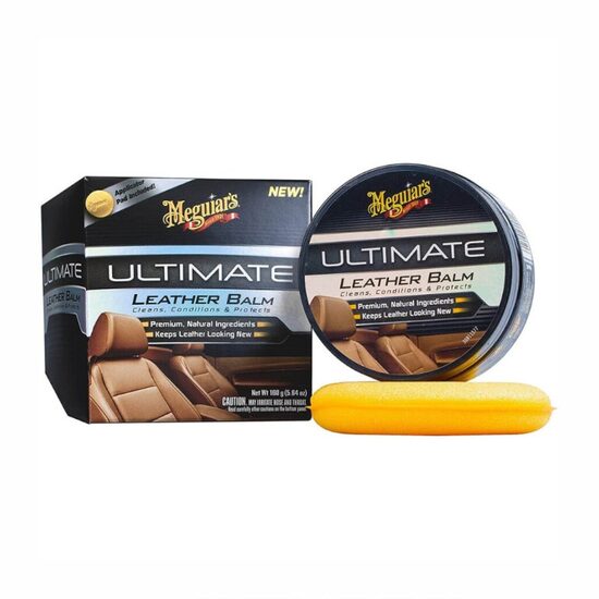 Set solutie hidratare tapiterie piele, cu aplicator, 160g, Ultimate Leather Balm, 18905 Meguiar's  
