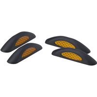 Set 4 bucati protectie usa cu catadioptru protocaliu, 0000090 Sumex 