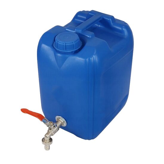 Canistra plastic 10L, cu robinet metalic rosu, PNW037-CZ Hico 