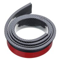 Cheder ornament protectie aripa, 30x7mm, tip L, carbon, set 4 bucati x 1.6m, FS-7013