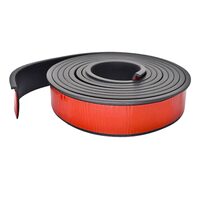 Cheder ornament protectie aripa, 30x7mm, tip L, negru, set 4 bucati x 1.6m, FS-7014