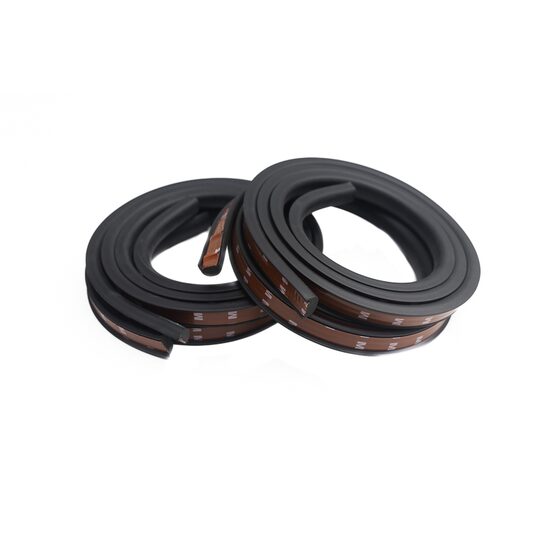 Cheder ornament protectie aripa, 19mm, oblic, negru, set 4 buc x 1.5m, LH15-n