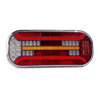Lampa stop, 302x130, LED, 6 functii, semnalizare dinamica, cu ceata si mers inapoi, semnalizare dinamica, cu mufa, dreapta, FT-600 L DI, Bajonet 6 pini, Fristom