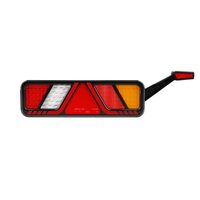 Lampa stop 450x138, 24V, LED, 6 functii, pozitie, frana, semnalizare ,ceata, mers inapoi, catadioptru, cu lampa gabarit, cu mufa 7 pini, dreapta, FT-700-146P Amp7 Fristom 