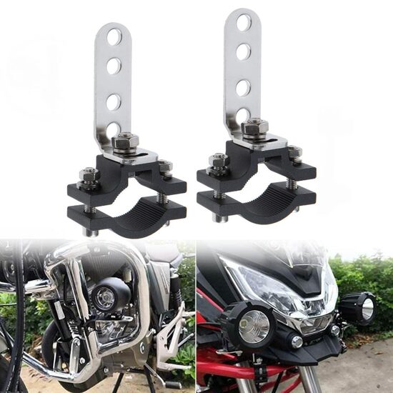 Set 2 suporti proiectoare, prindere pe rollbar sau bullbar, moto, reglabil fi 18-30mm, S.P.021 