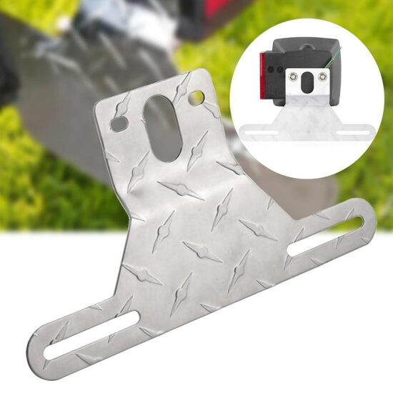 Suport lampa remorca, 24cm, cu suport numar, metalic, S.L.029 
