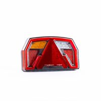 Lampa spate 240x140, LED, 7 functii, cu triunghi, ceata, mers inapoi si iluminare numar, stanga, FT-372 L TD Fristom