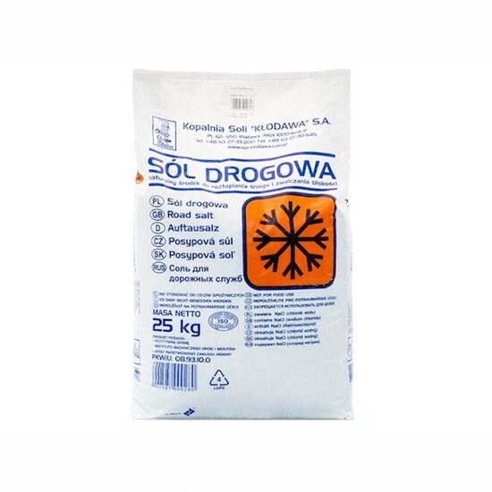 Sare industriala pentru deszapezire, sac 25kg, 86938 Carmotion 