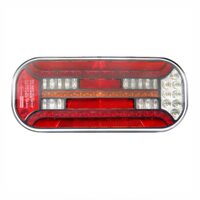Lampa spate 302x130, LED, 6 functii, cu triunghi, ceata si mers inapoi, stanga, FT-610 L LED DI BAJONET 6PIN Fristom