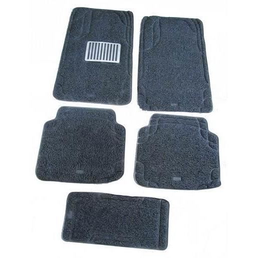 Covorase auto cauciuc negre (imitatie textil) Premium DT006A Art  