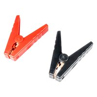 Cleste cablu curent, 9.5cm, 400A, tip crocodil, set 2 bucati, 03525 Amio