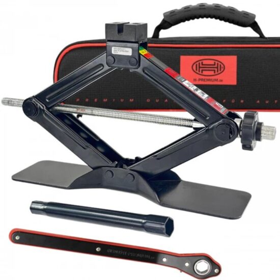 Cric foarfeca 1500kg, OEM, VW, strangere cu cheie cu clicket sau bormasina, Heyner 347.36