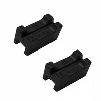 Set 2 tampoane cauciuc pentru cric capra 3T-347.43, interior montare 28mm, Safepad Pro, 347.67 Heyner
