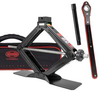 Cric foarfeca, 2000kg, 10-44cm, cu cheie clichet si tubulara 17mm, husa depozitare, SUV, OEM, pentru multe modele seria VAG, Ford, Black Edition 347.33 Heyner