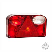 Lampa spate 238x138, 6 functii, cu triunghi, mers inapoi si iluminare numar, dreapta, mufa 5pin, FT-089 P PK BAJONET 5PIN Fristom