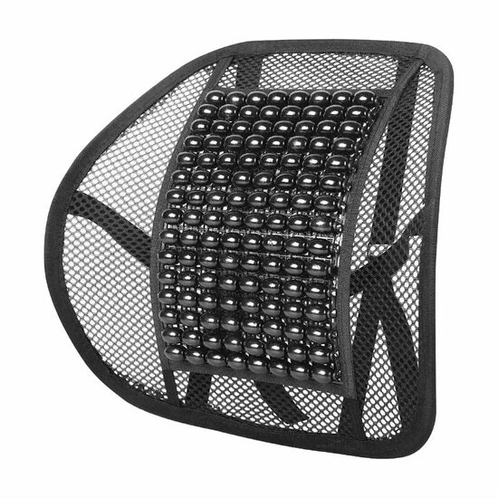 Perna suport lombar, cu plasa si bile negre, ergonomic, 03654 Amio