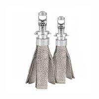 Set 2 becuri H7, LED, 12-24V, 40W, 2600lm, 6000K, Canbus, cu lupa, Flexi 03660 Amio
