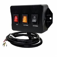 Intrerupator cu 3 butoane, On-Off, pentru girofaruri si lampi stroboscopice, EP 776 247Lighting 