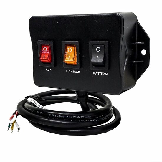 Intrerupator cu 3 butoane, On-Off, pentru girofaruri si lampi stroboscopice, EP 776 247Lighting 