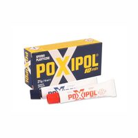 Adeziv bicomponent universal, 21g x 14ml, tip metalic, 10 minute, gri, cutie mica 01454 Poxipol