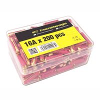 Set sigurante cilindrice, 16A, 200 bucati, 22903 Carmotion