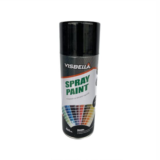 Spray vopsea negru lucios, 400ml, 039 52717 Visbella 