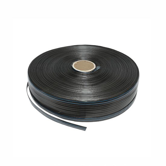 Banda picurare labirint fi16mm, grosimea peretelui 6mil-0.15mm, distanta intre picuratori 10cm, debit 1.5L pe ora, rola 1000m, LS70