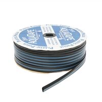 Banda picurare labirint fi16mm, grosimea peretelui 6mil-0.15mm, distanta intre picuratori 10cm, debit 1.5L pe ora, rola 600m, AquaTape, LW27 Plastic-Puglia