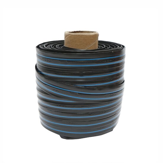 Banda picurare labirint fi16mm, grosimea peretelui 6mil-0.15mm, distanta intre picuratori 10cm, debit 2L pe ora, rola 100m, LS72-100