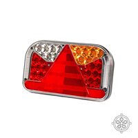 Lampa spate 240x140, 6 functii, cu triunghi, ceata si mers inapoi, LED, dreapta, mufa 6 pini, FT-170 P NT LED Bajonet 6PIN Fristom