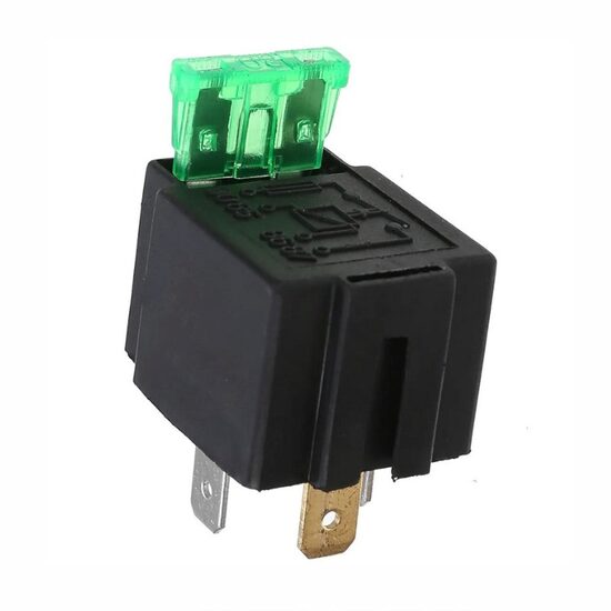 Releu protectie cu 4 pini, 12V, 30A, cu siguranta W15761