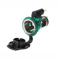 Priza bricheta 12-24V, LED, incastrabila cu capac, max 20A, tip EURO, 63225 Carmotion 